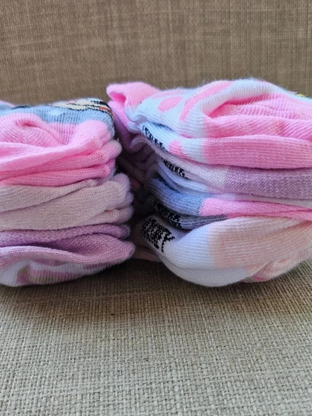 Disney Minnie Mouse Kids Socks set of 10 Multi Color Ankle Socks Size 2T-3T NEW